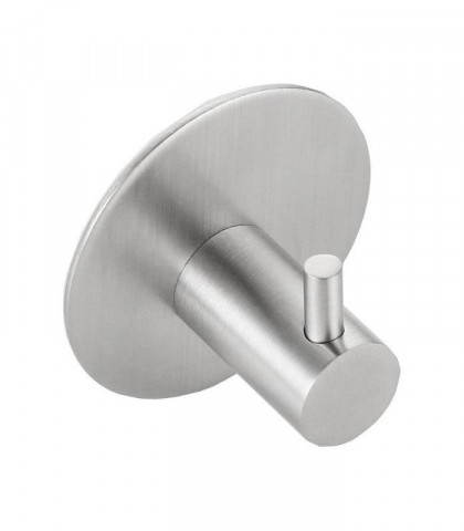 Sapho Samolepící háček, kulatý, nerez mat