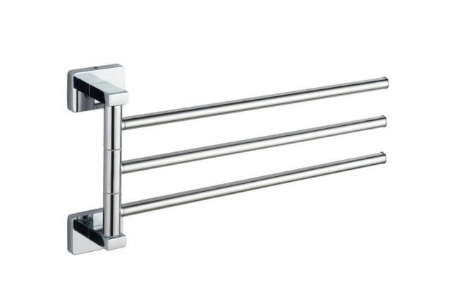 Aqualine APOLLO trojitý držák ručníků 350mm, chrom