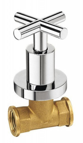 Sapho AXIA podomítkový ventil, teplá, chrom