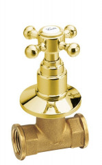Sapho ANTEA podomítkový ventil, studená, zlato