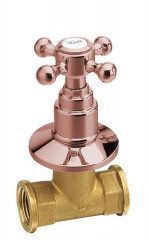 Sapho ANTEA podomítkový ventil, teplá, růžové zlato
