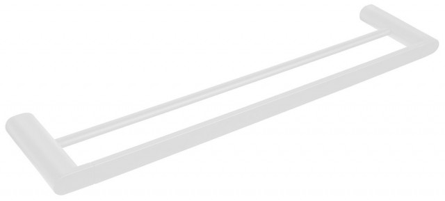 Sapho FLORI dvojitý držák ručníků 600mm, bílá mat