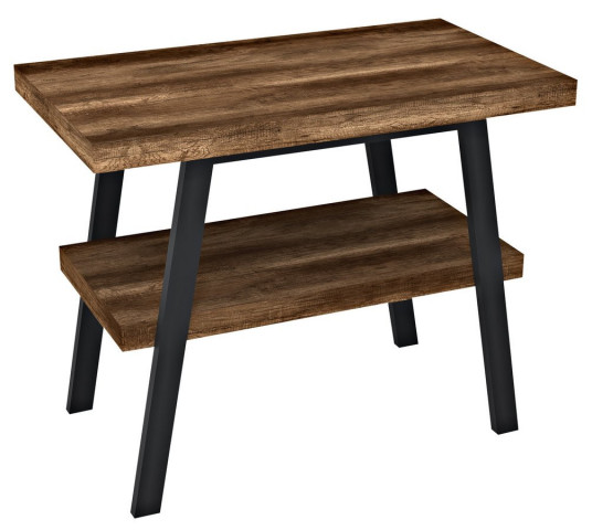 Sapho TWIGA umyvadlový stolek 80x72x50 cm, černá mat/dub tmavý