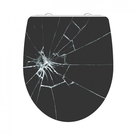 Eisl WC sedátko Broken Glass duroplast SoftClose, EasyTake (HG)