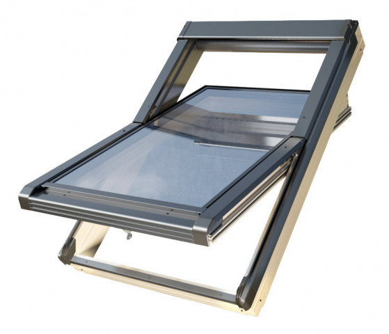Střešní okno DACHSTAR-OKPOL ISOV I22 55 x 78, dřevěné, 3sklo, kyvné
