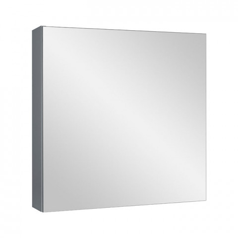 Saona koupelnová skříňka zrcadlová bez osvětlení, 600 x 600 x 138 mm, antracit