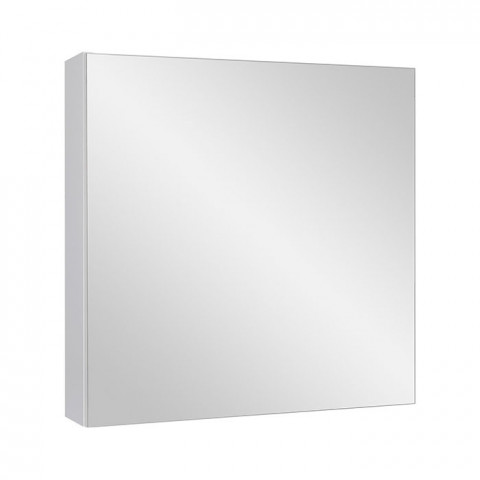 Saona koupelnová skříňka zrcadlová bez osvětlení, 600 x 600 x 138 mm, bílá