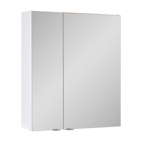 Amanda koupelnová skříňka zrcadlová bez osvětlení, 600 x 700 x 180 mm, Bílá