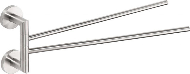 Sapho X-STEEL dvojitý držák ručníků otočný 370mm, nerez mat