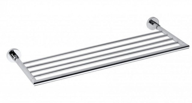 Sapho X-ROUND polička na ručníky výklopná 600mm, chrom