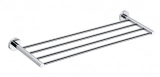 Sapho X-ROUND E polička na ručníky 600mm, chrom