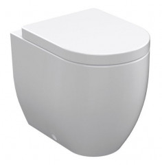 Kerasan FLO WC mísa stojící, 36x51,5cm, spodní/zadní odpad, bílá