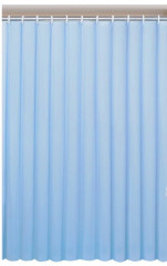 Aqualine Sprchový závěs 180x180cm, vinyl, modrá