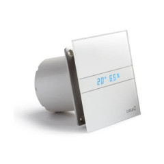Cata E-100 GTH koupelnový ventilátor axiální s automatem, 4W/8W, potrubí 100mm, bílá