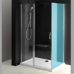 Gelco ONE sprchové dveře s pevnou částí 1000 mm, čiré sklo