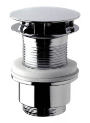 Omp Tea Umyvadlová výpust 5/4“, neuzavíratelná, velká zátka, 30-45mm, chrom