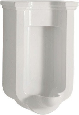 Kerasan WALDORF urinál se zakrytým přívodem vody, 44x72cm, bílá