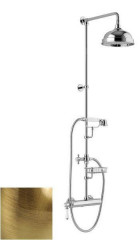 Sapho VIENNA sprchový sloup s pákovou baterií, mýdlenka, 1267mm, bronz