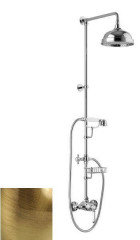 Sapho VIENNA sprchový sloup s pákovou baterií, mýdlenka, 1291mm, bronz