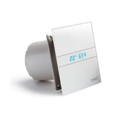 Cata E-120 GTH koupelnový ventilátor axiální s automatem, 6W/11W, potrubí 120mm, bílá