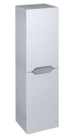 Sapho WAVE skříňka vysoká 35x140x30cm, levá/pravá, bílá/dub stříbrný