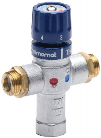 Sapho Termostatický regulátor teploty vody, 1/2", 30-60 stupňů, zpětné klapky