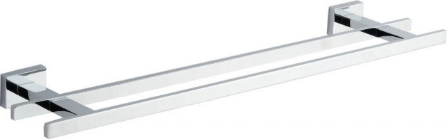 Aqualine APOLLO dvojitý držák ručníků 550mm, chrom