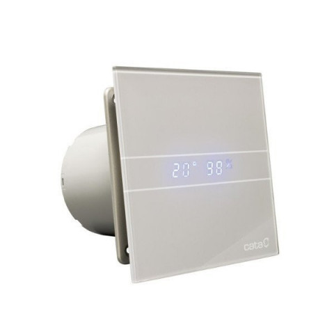 Cata E-100 GSTH koupelnový ventilátor axiální s automatem,4W/8W,potrubí 100mm,stříbr