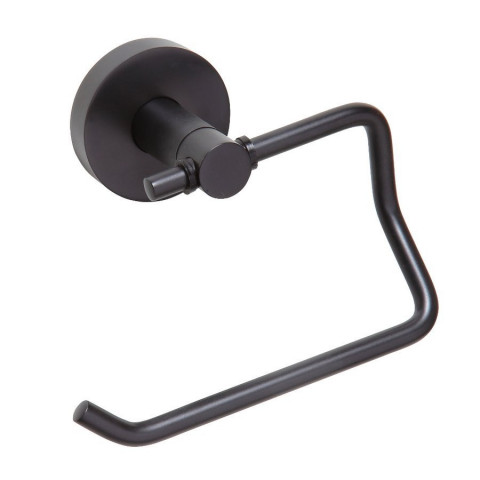 Sapho X-ROUND BLACK držák toaletního papíru, černá mat