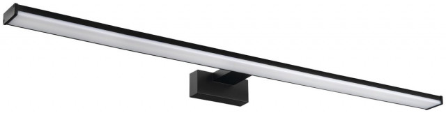 Sapho CHICAGO MAX LED svítidlo, 780x120mm, 15W, 230V, IP44, plast, černá mat