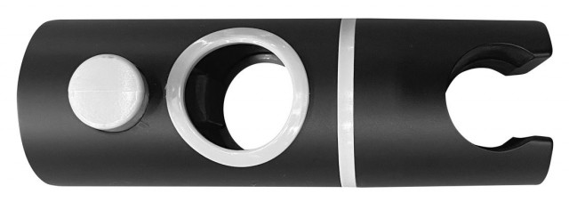 Aqualine Držák pro sprchovou tyč 25mm, ABS/černá mat