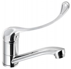 Aqualine AQUALINE 35 umyvadlová baterie s otočnou hubicí, lékařská páka, chrom