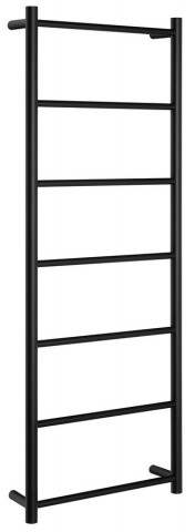 Sapho SHICK nástěnný sušák ručníků 500x1344 mm, kulatý, černá mat