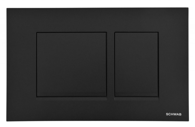 SCHWAB SCHWAB CERES ovládací tlačítko, 246x159 mm, černá mat