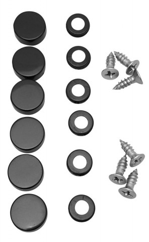 Polysan ALTIS BLACK sada krytek šroubů