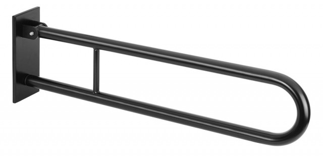 Sapho HANDICAP madlo sklopné 813mm, černá mat
