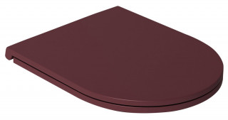 Isvea INFINITY WC sedátko, SLIM, odnímatelné, Soft Close, maroon red