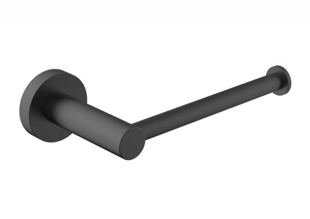 Sapho X-ROUND BLACK držák toaletního papíru, černá mat