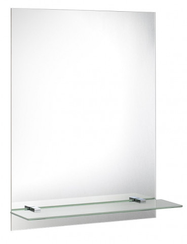 Aqualine Zrcadlo s policí 60x80cm, včetně závěsů