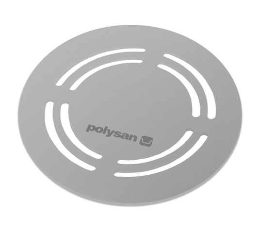 Polysan FLEXIA kruhová krytka sifonu, nerez mat