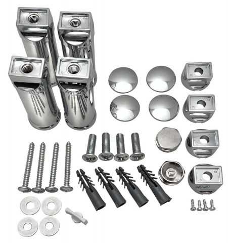 Aqualine ALYA montážní uchycení pro rovné těleso, chrom