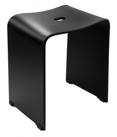 Ridder TRENDY koupelnová stolička 40x48x27,5cm, černá mat