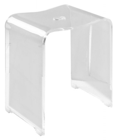 Ridder TRENDY koupelnová stolička 40x48x27,5cm, čirá