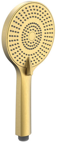 Sapho Ruční masážní sprcha, 3 režimy sprchování, silikon trysky, průměr 120mm, ABS/zlato mat