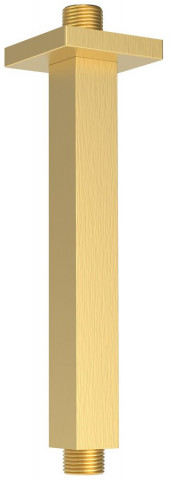 Sapho Sprchové stropní ramínko, hranaté, 200mm, zlato mat