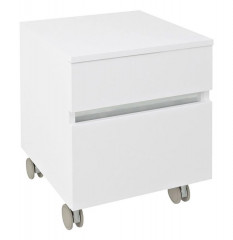 Sapho AVICE skříňka na kolečkách, 2x zásuvka 45x57x48,5cm, bílá