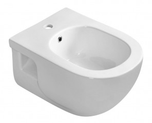 Sapho BRILLA bidet závěsný, 35,5x53 cm, bílá