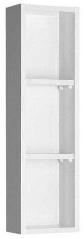 Aqualine ZOJA policová skříňka k zrcadlu Korin, 20x70x12cm, bílá