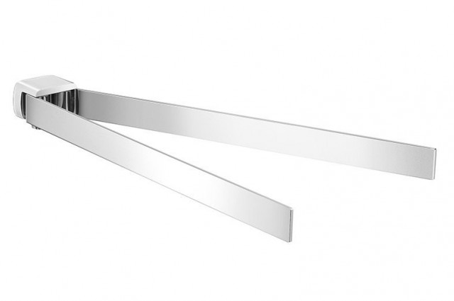 Gedy PIRENEI dvojitý držák ručníků otočný 350mm, chrom