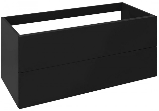 Sapho TREOS umyvadlová skříňka 110x53x50,5cm, černá mat